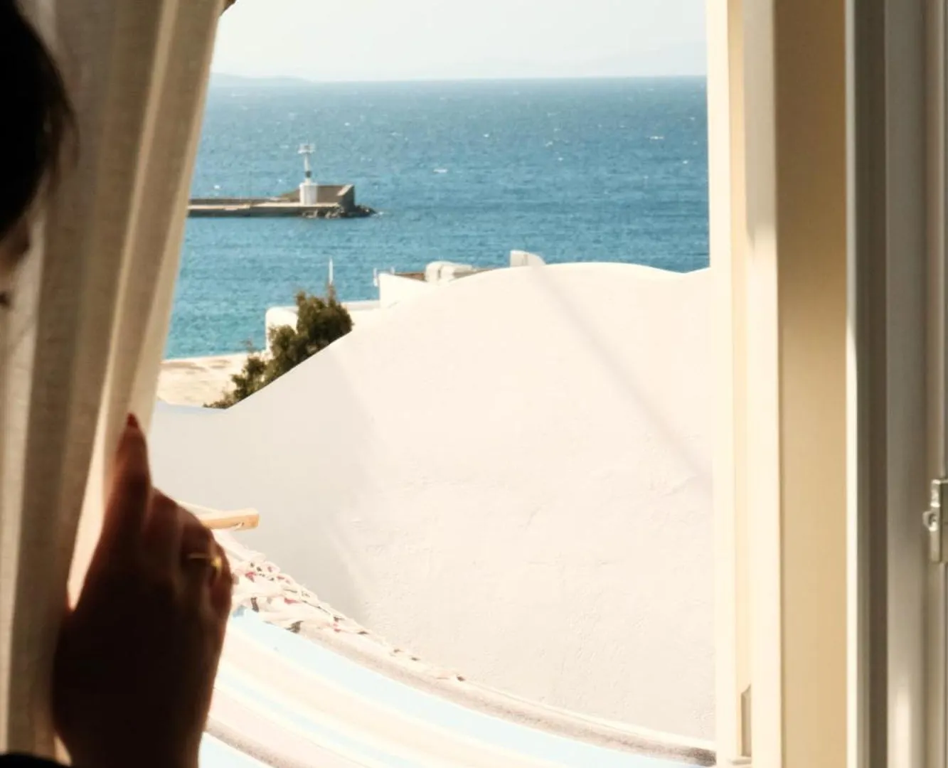 Yalos Hotel Sunset View Mykonos Town Private Rooms