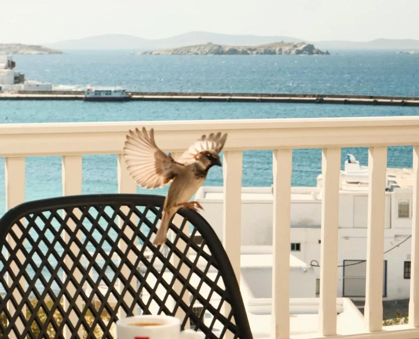 Yalos Hotel Sunset View Mykonos Town Private Rooms Griechenland