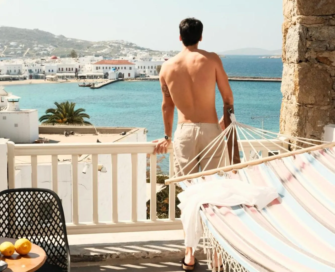 Yalos Hotel Sunset View Mykonos Town Private Rooms