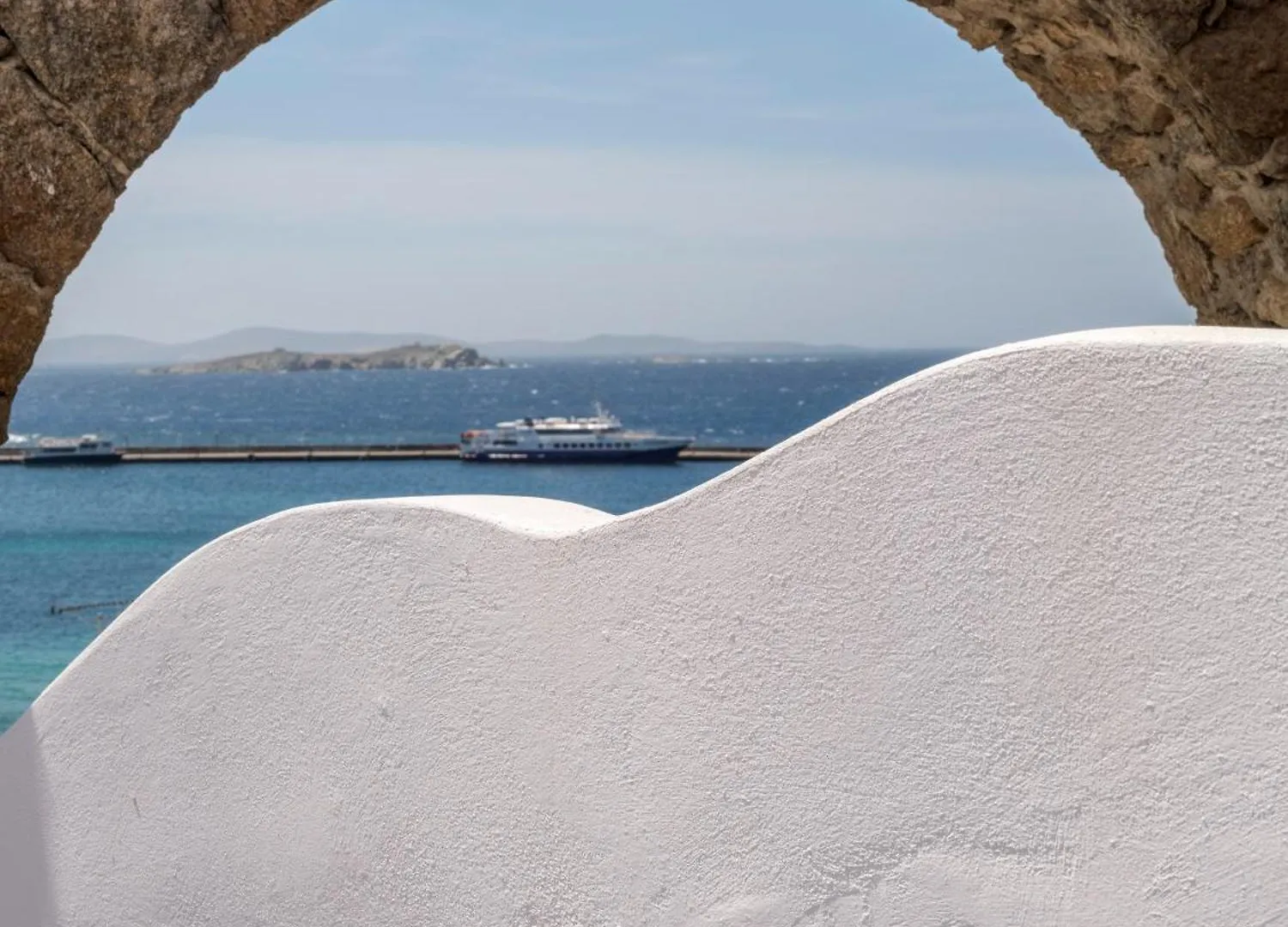 Yalos Hotel Sunset View Mykonos Town Private Rooms