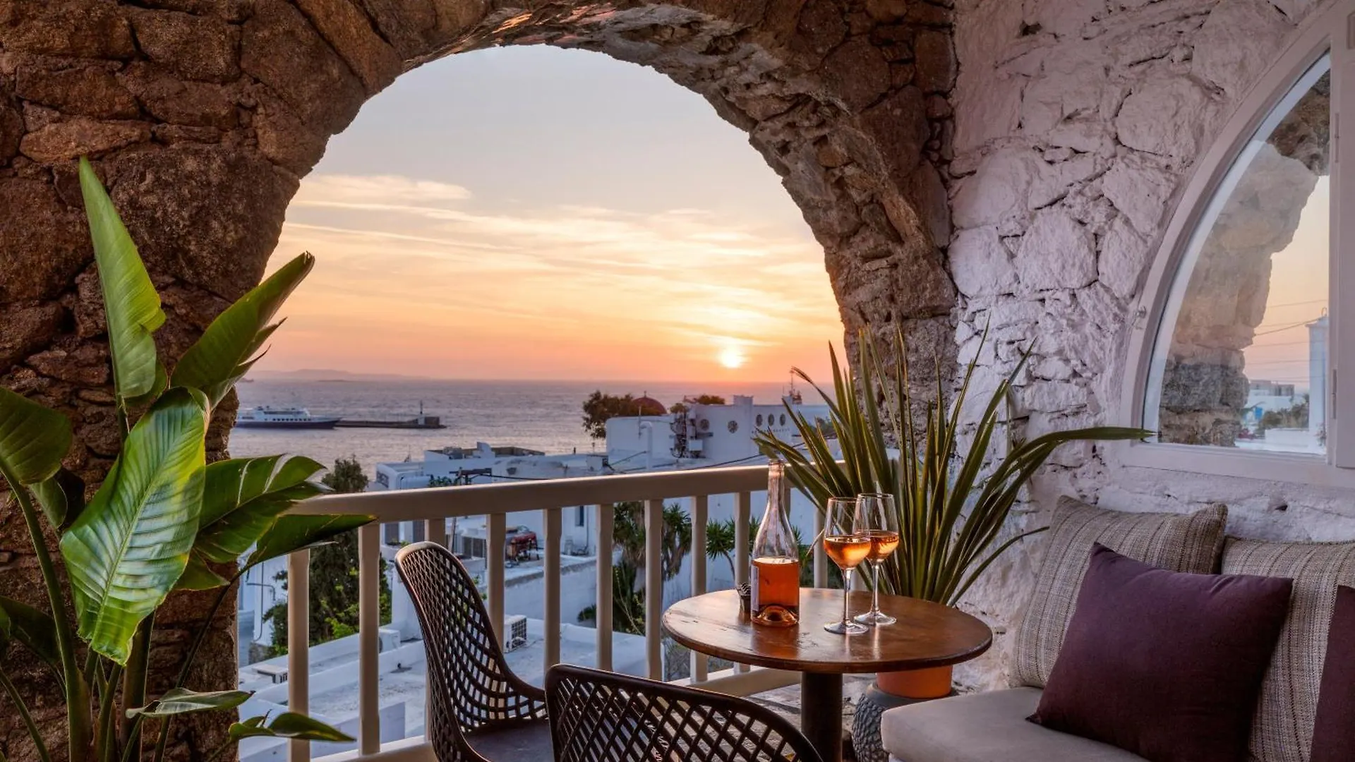Yalos Hotel Sunset View Mykonos Town Private Rooms 0*,  Grekland