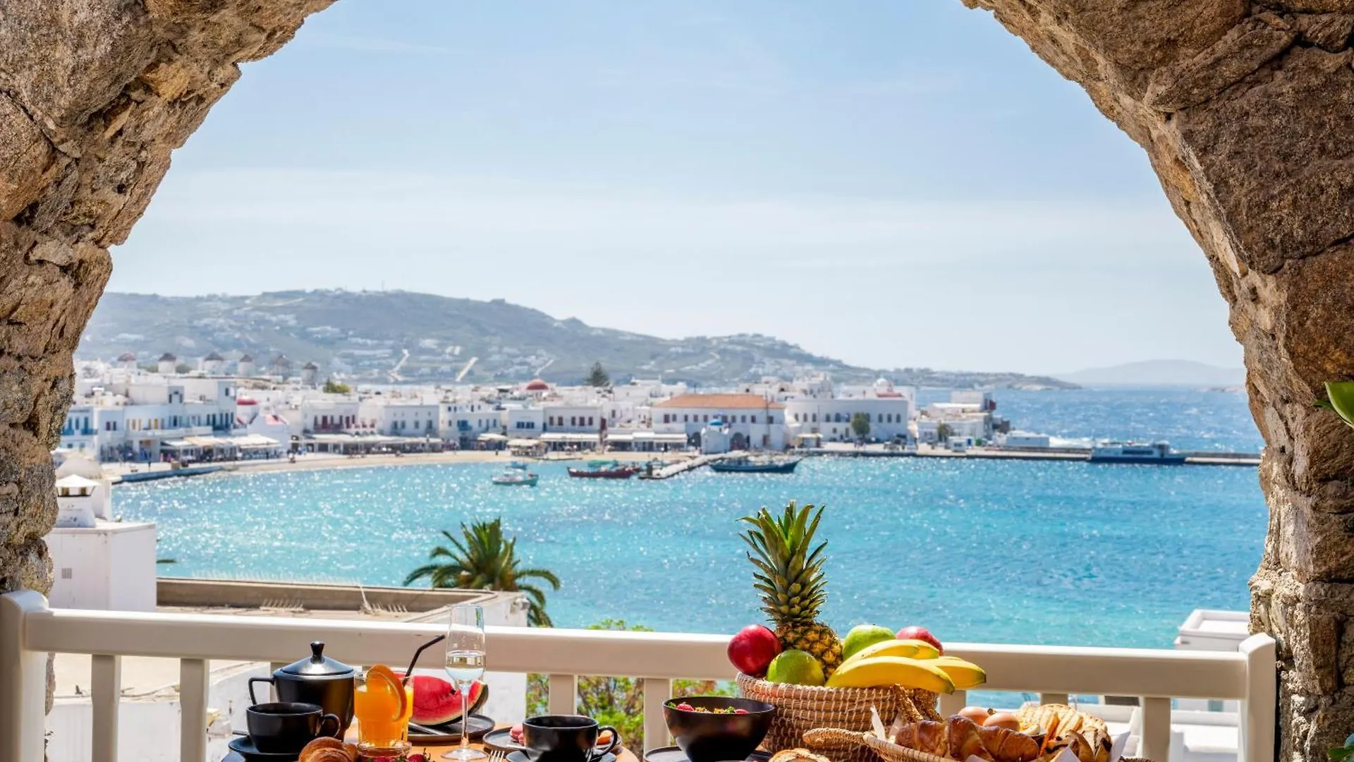 Yalos Hotel Sunset View Mykonos Town Private Rooms Bed & Breakfast