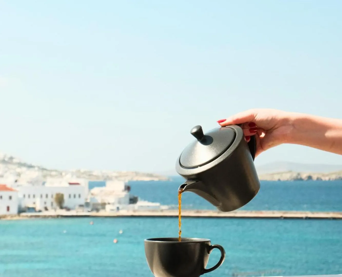 Yalos Hotel Sunset View Mykonos Town Private Rooms